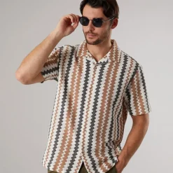 Discount Indicode Herre Kilauea Skjorte Camel
