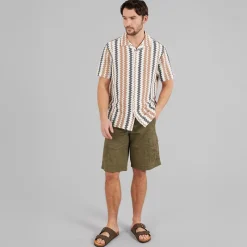 Discount Indicode Herre Kilauea Skjorte Camel