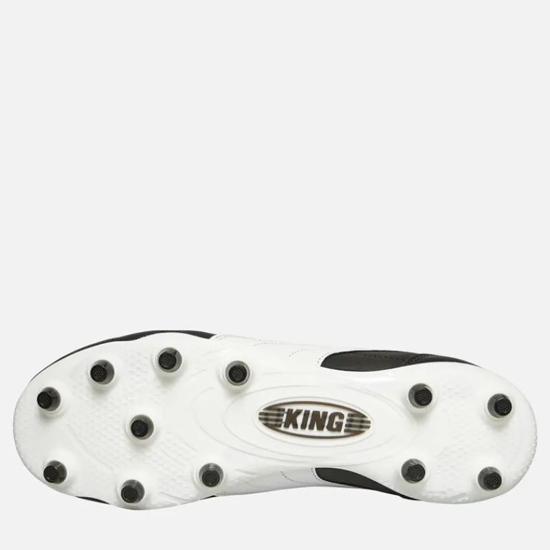 Hot Puma Herre King Top FG / AG Fast / Kunstgræs Fodboldstøvler Sort / Hvid