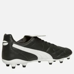 Hot Puma Herre King Top FG / AG Fast / Kunstgræs Fodboldstøvler Sort / Hvid