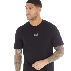 New JACK & JONES Herre Klassisk T-Shirt Sort