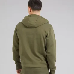 Online Ellesse Herre Klemerio Lynlås Hættetrøje Khaki