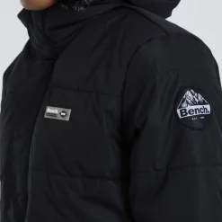 New Bench Herre Koufax Vatteret Parka Sort