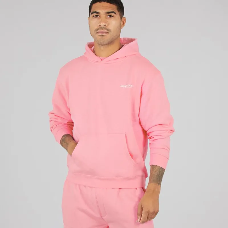 Outlet Avant Garde Herre Kreative Let Oversized Hoodie Bubblegum Pink