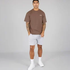 Hot Avant Garde Herre Kreative T-shirt Mink Brun