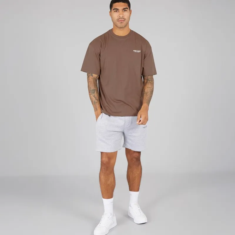 Hot Avant Garde Herre Kreative T-shirt Mink Brun