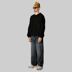 Best Woodbird Herre Kurt Koi Levering Sweater Sort