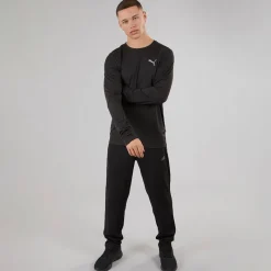 Sale Puma Herre Løbe Favorit Langærmet Løbe Top Sort