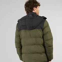 Hot Marcus Herre Lebron Kort Jakke Olive Green Grøn