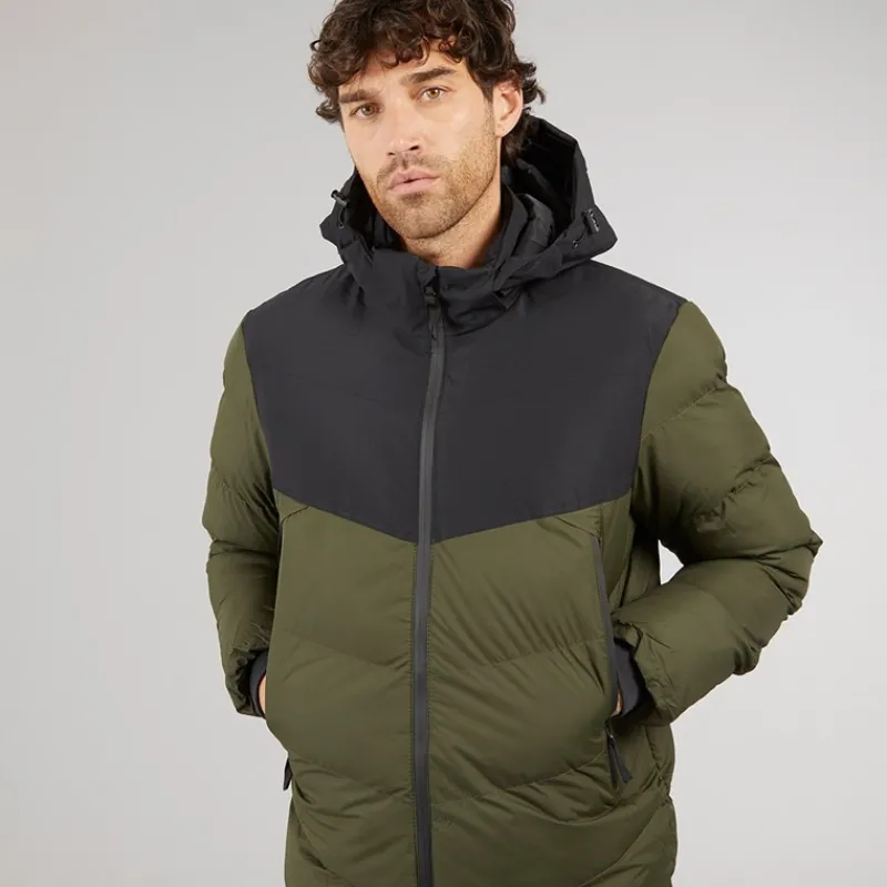 Hot Marcus Herre Lebron Kort Jakke Olive Green Grøn