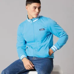 Outlet Ellesse Herre Lochi Track Jakke Blå Blå