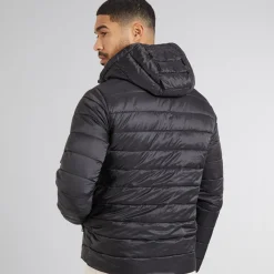 Hot JACK & JONES Herre Logan Letvægts Dunjakke Sort