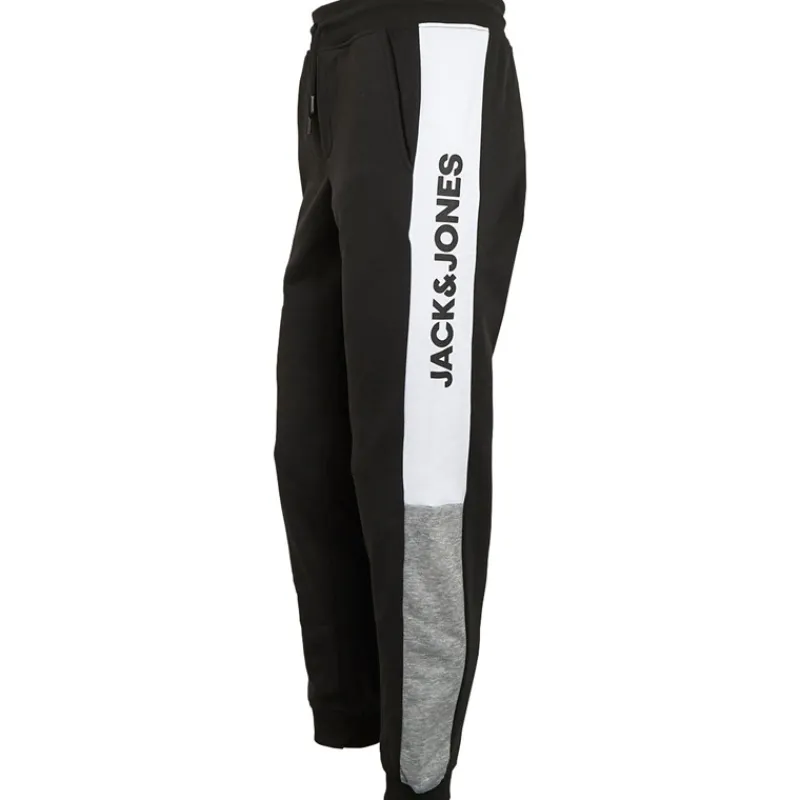 New JACK & JONES Herre Logo Blocking Joggingbukser Sort
