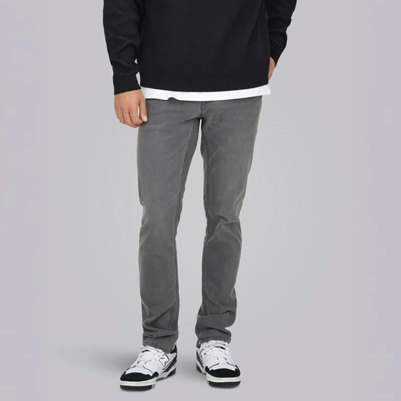 Online ONLY & SONS Herre Loom Box Jeans Grey Denim