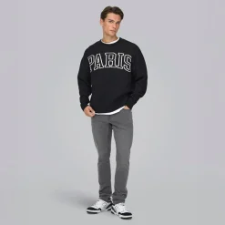 Online ONLY & SONS Herre Loom Box Jeans Grey Denim
