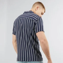 Outlet PRODUKT Herre Luke Resort Kortærmet Skjorte Sky Captain