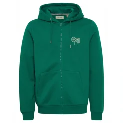 New Blend Herre lynlås hoodie Evergreen Grøn