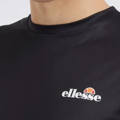 Clearance Ellesse Herre Malbory Venstre Bryst T-Shirt Sort
