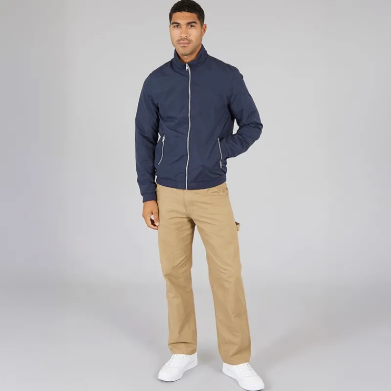 Hot JACK & JONES Herre Mash Harrington Jakke Blå Blazer