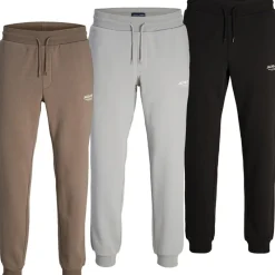 Sale JACK & JONES Herre Mason Joggingbukser 3-pak Sort/​Legering/​Falken