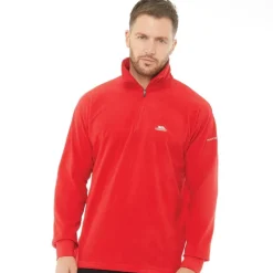 Hot Trespass Herre Masonville 1/​2 Lynlås Micro Fleece Rød Rød