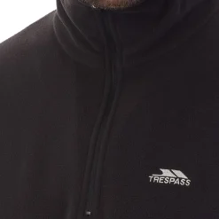 Hot Trespass Herre Masonville 1/2 lynlås Mikro Fleece Sort