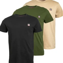 Best Vinson Herre Massimo T-shirts 3-pak Tapsko/​Rifle Grøn/​Humus