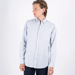 Best Marcus Herre Maxton Langærmet shirts Blå Lyseblå