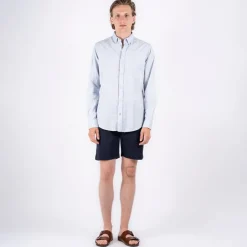 Best Marcus Herre Maxton Langærmet shirts Blå Lyseblå