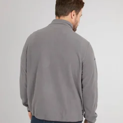 Best Trespass Herre Mcgeechan 1 /​ 2 Zip Micro Fleece Mellem Grå Grå