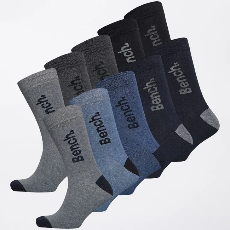 Best Bench Herre Merraten Ten Pack Kjole Sokker Assorteret