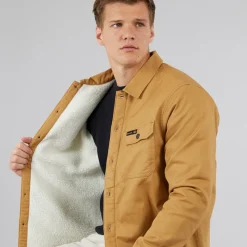 Sale Bench Herre Merrin Borg Arbejdsjakke Camel Brun Kamel
