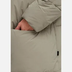 Clearance Solid Herre Milo Puffer Jakke Laurel Oak