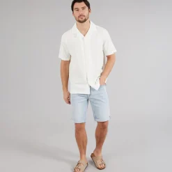 Best Indicode Herre Mirolo Skjorte Off White Hvid