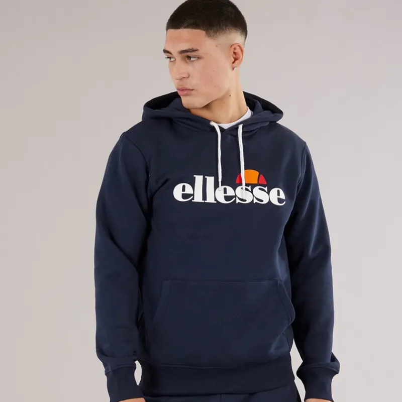 Best Ellesse Herre Morristown Hættetrøje Navy Marineblå