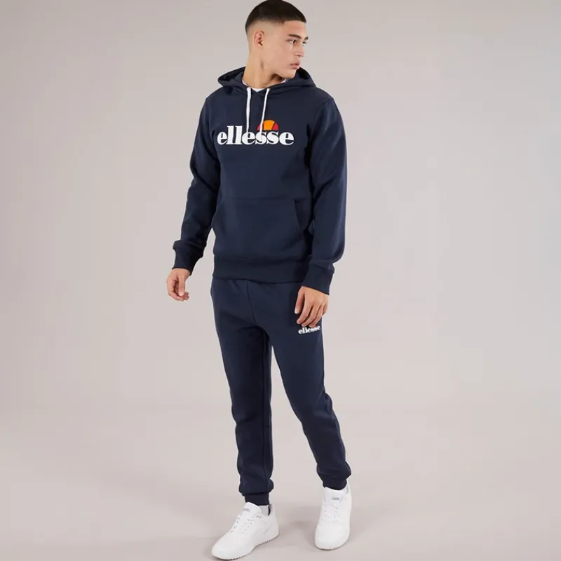 Best Ellesse Herre Morristown Hættetrøje Navy Marineblå