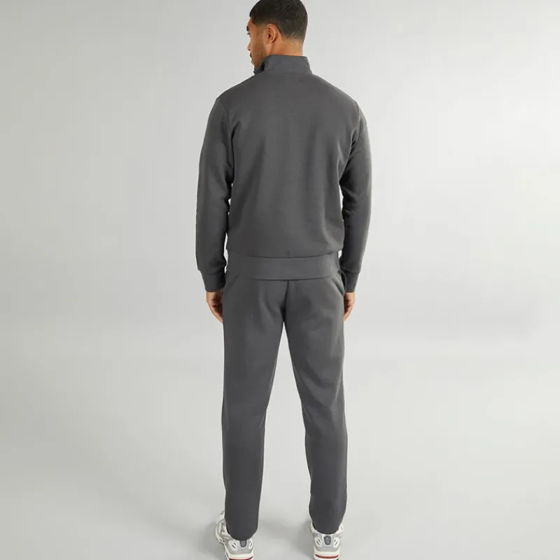 Best JACK & JONES Herre Mountain Åben Kant 1/4 Træningsdragt Asfalt Grå
