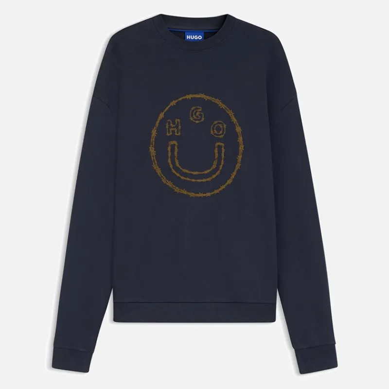 Clearance HUGO Herre Natrox Sweatshirt Navy