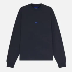 Hot HUGO Herre Nedro Sweatshirt Navy Marineblå