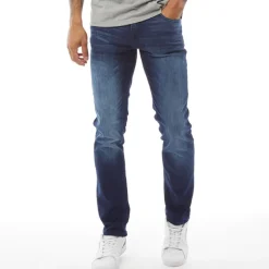 Discount Crosshatch Herre New Svelte Skinny Jeans Mørkvasket Denim