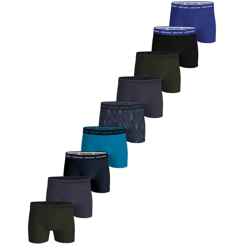 Outlet BJORN BORG Herre ni pak bomuld stretch boxers Multipack 1