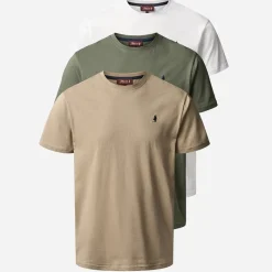 Best MCS Herre Ohio Tre Pak T Shirts Beetle/​Silver Mink/​White Beetle/​Silvermink/​Hvid