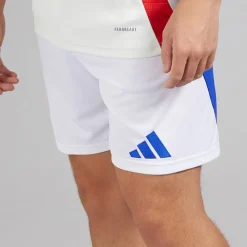 Hot adidas Herre OL Olympique Lyon 24/25 Hjemme shorts Hvid