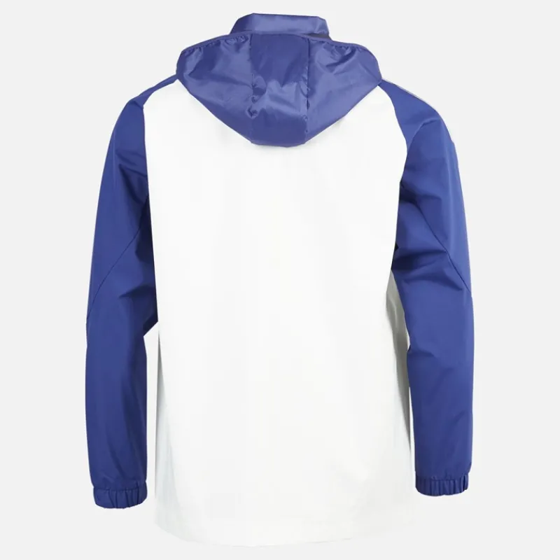 Sale adidas Herre OL Olympique Lyon All Weather Jakke White Tint/Midnight Indigo/Bright Red