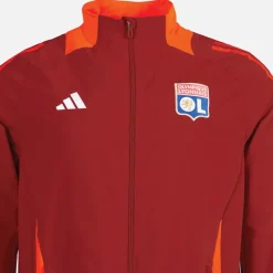 Online adidas Herre OL Olympique Lyon Præsentationsjakke Team Power Red 2