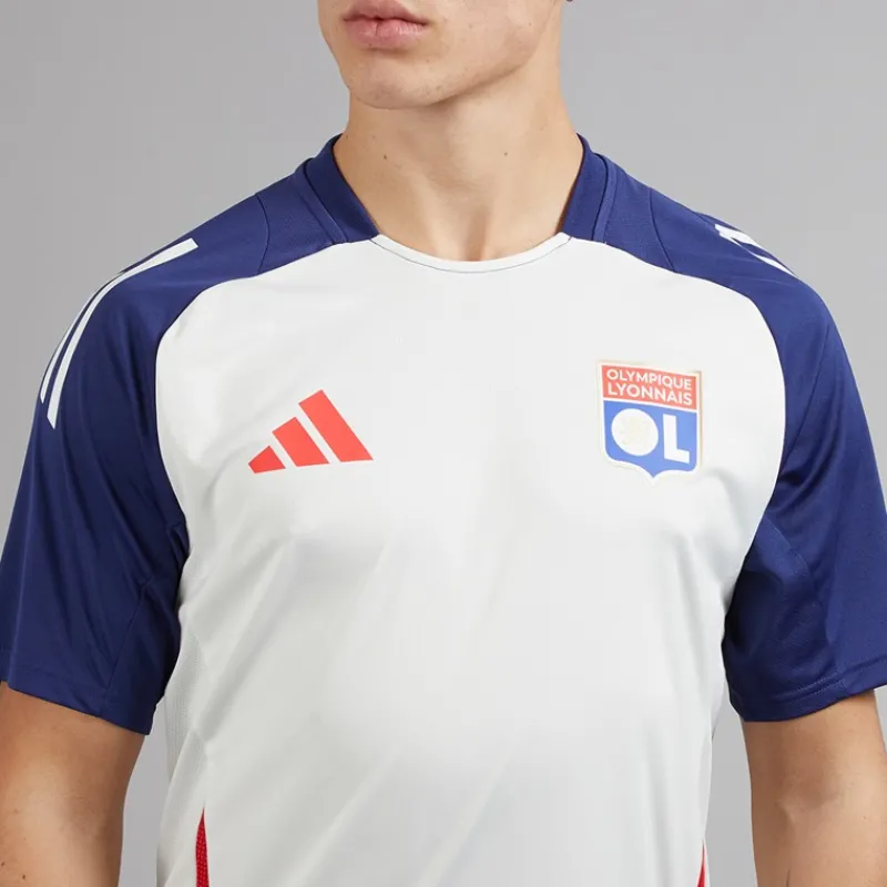 Online adidas Herre OL Olympique Lyon Træningstrøje White Tint/Midnight Indigo/Bright Red