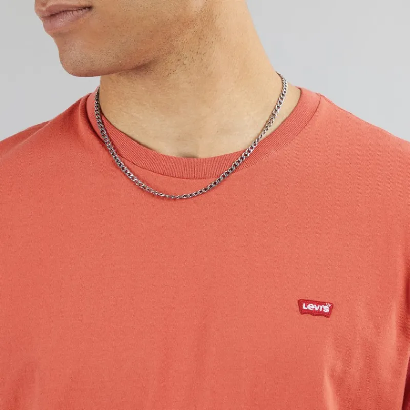 Clearance Levi's Herre Original HM T-Shirt Sundown Rød