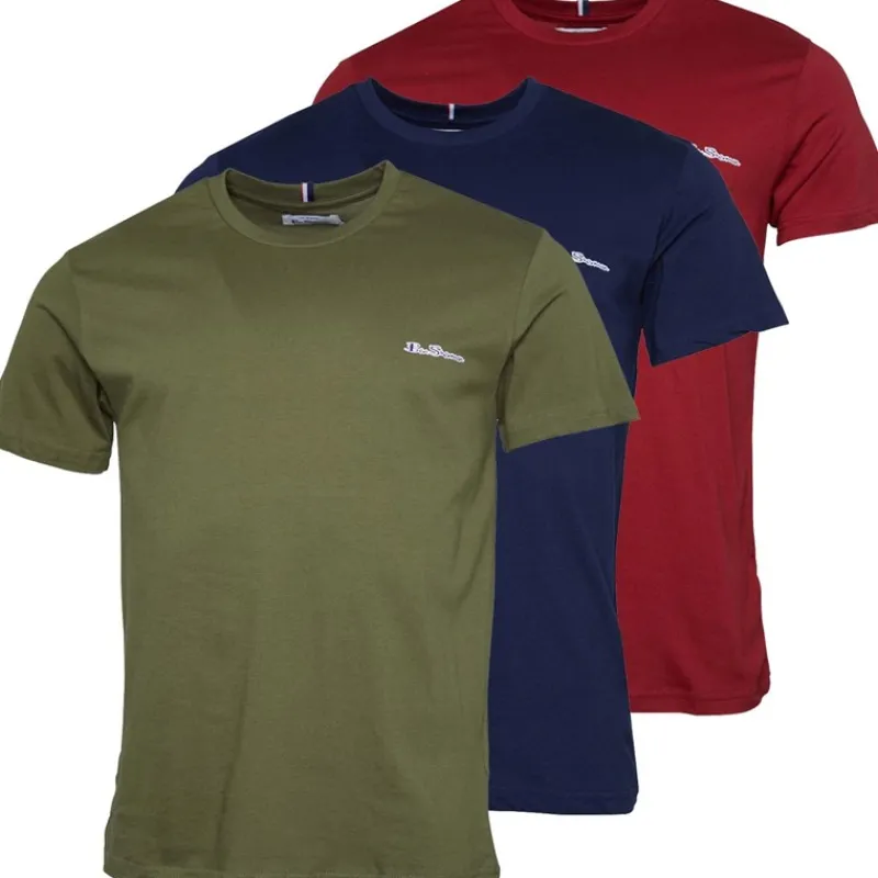 Discount Ben Sherman Herre Otto T-shirts Kakigrøn kakigrøn