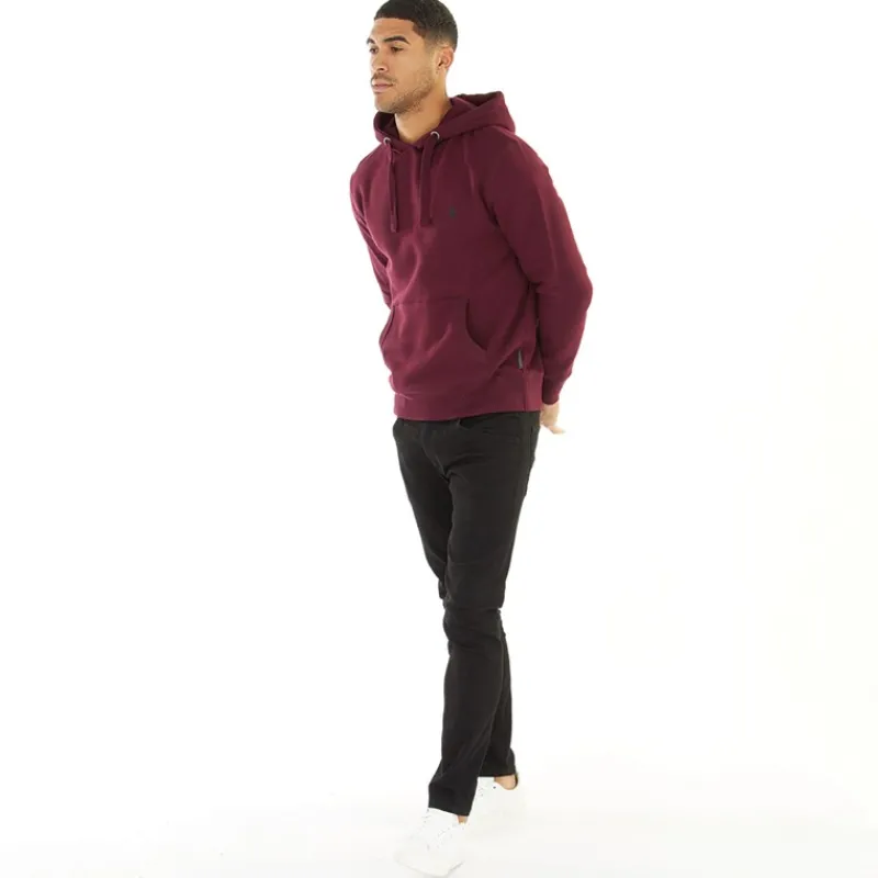 Outlet French Connection Herre Oversized Hoodie Chateaux Bordeaux