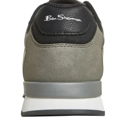 Clearance Ben Sherman Herre Owen Retro Sneakers Sort/​Grå
